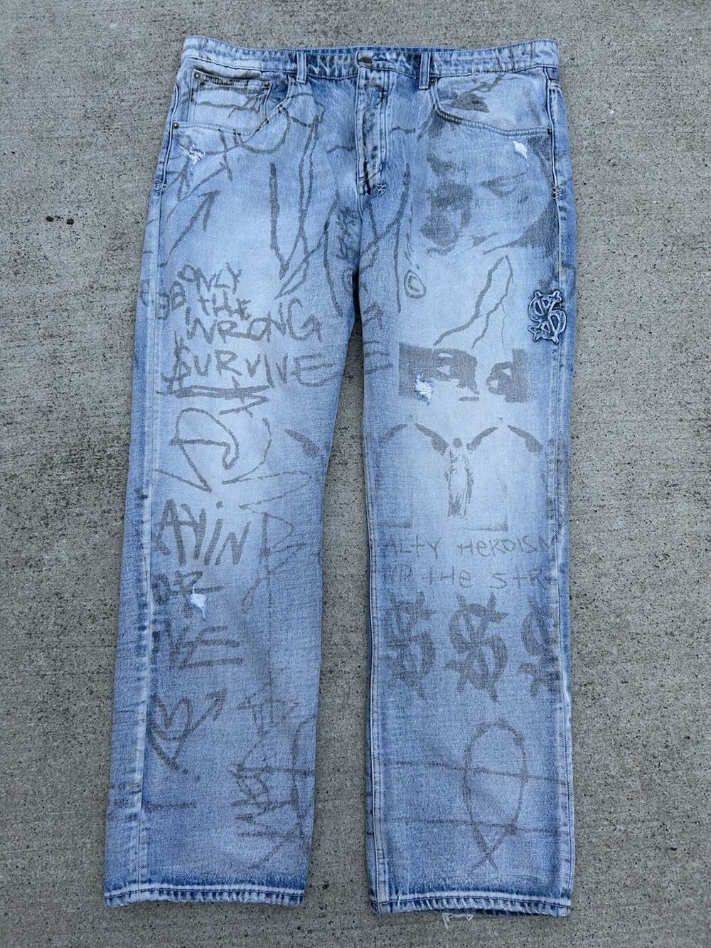 Ksubi x Trippie Redd Denim Jeans Size 40